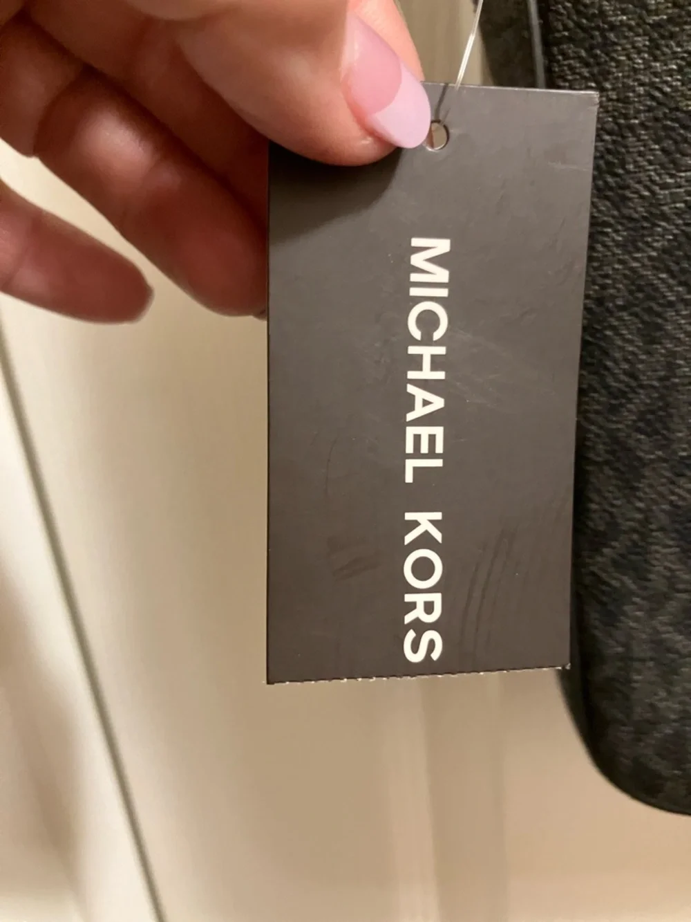 Michael Kors Black Signature Monogram Crossbody Messenger - Picture 3 of 8